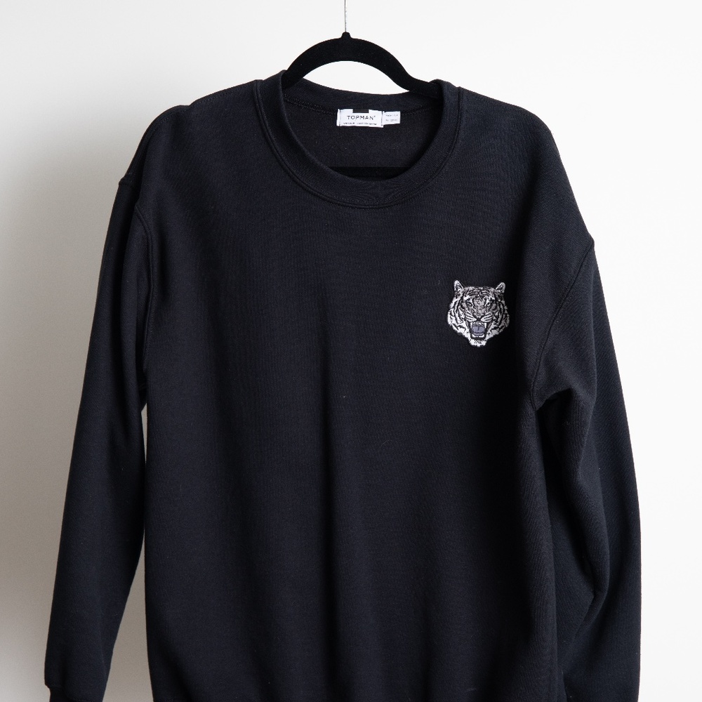 Topman Tiger Crew Sweater